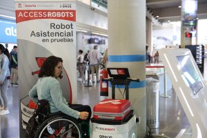 Fundación ONCE lleva a la ‘Passenger Terminal Expo’ su robot de asistencia a viajeros con discapacidad