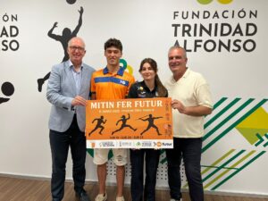 La Fundación Trinidad Alfonso y la Federación de Atletismo de la Comunidad Valenciana presentan el Mitin FER Futur