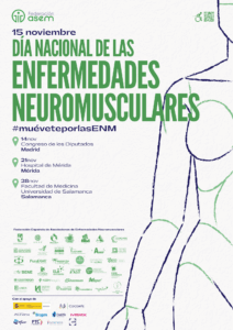 La Federación ASEM conmemora el Día Nacional de las Enfermedades Neuromusculares, 15 de noviembre, con actos en Madrid, Mérida y Salamanca