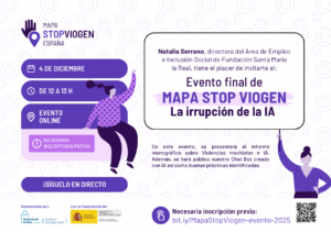 “Mapa Stop Viogen” presenta el 4 de diciembre su estudio sobre la irrupción de la IA en el ámbito de las violencias machistas